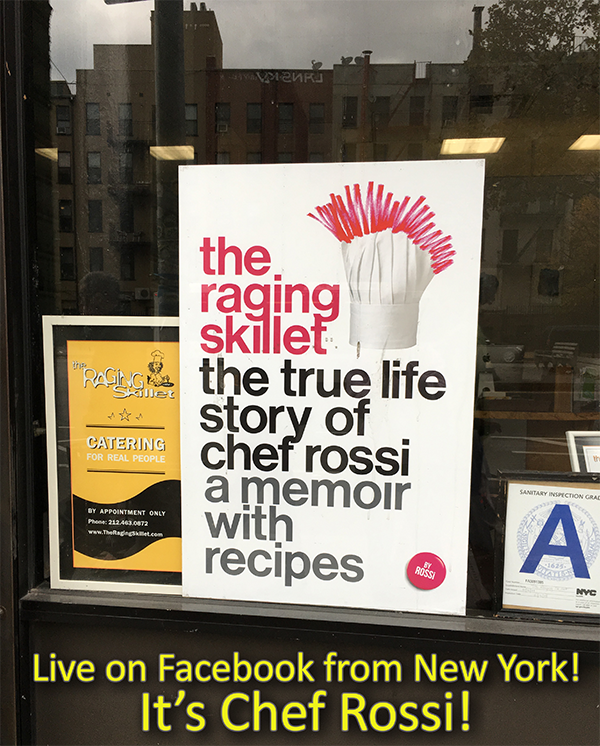 Chef Rossi Raging Window